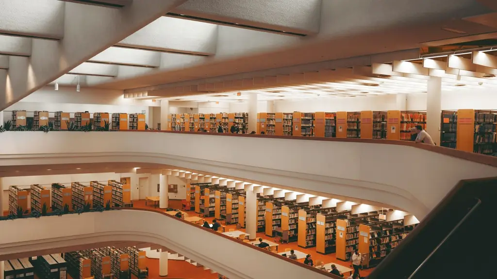 Atrium of the Toronto Reference Library at Yonge and Bloor